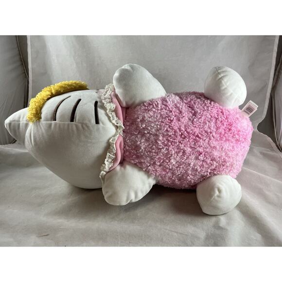 Sanrio Hello Kitty and Friends 18" Sleeping Cat Stuffed Plush Toy 2024 - Picture 5 of 7